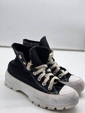 Converse All Star Lugged Shoes Womens Size 5 Black High Top Sneakers 565901C